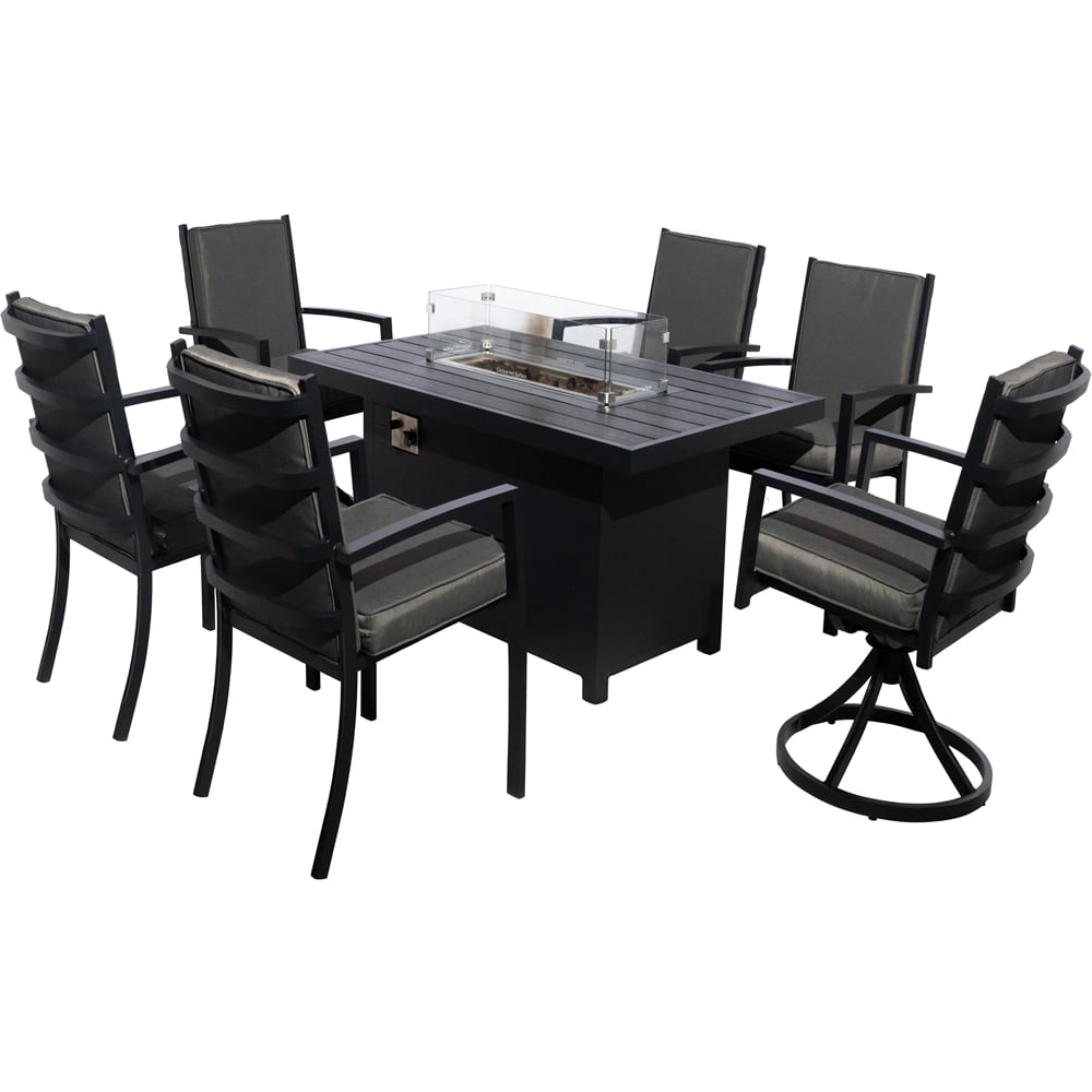 Furniture One 6 Seater Aluminium Garden Dining Set Image 6