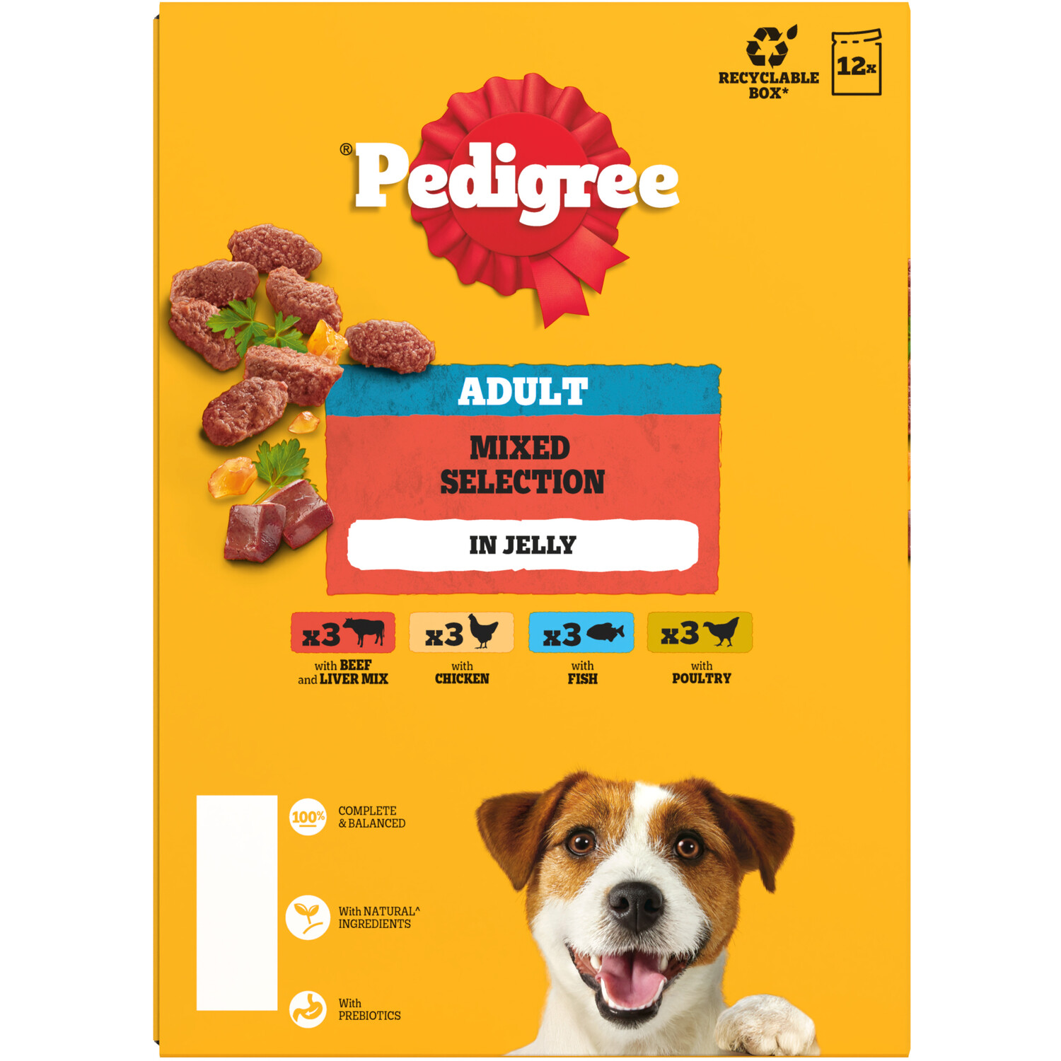 Pedigree Mixed Selection in Jelly Dog Food Brown / 12 Image 5