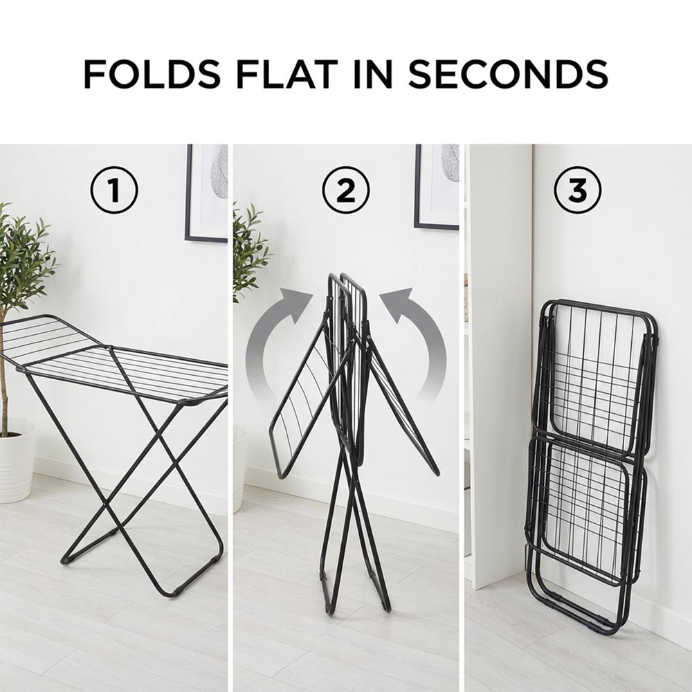House Of Home Extendable Wing Airer Image 3