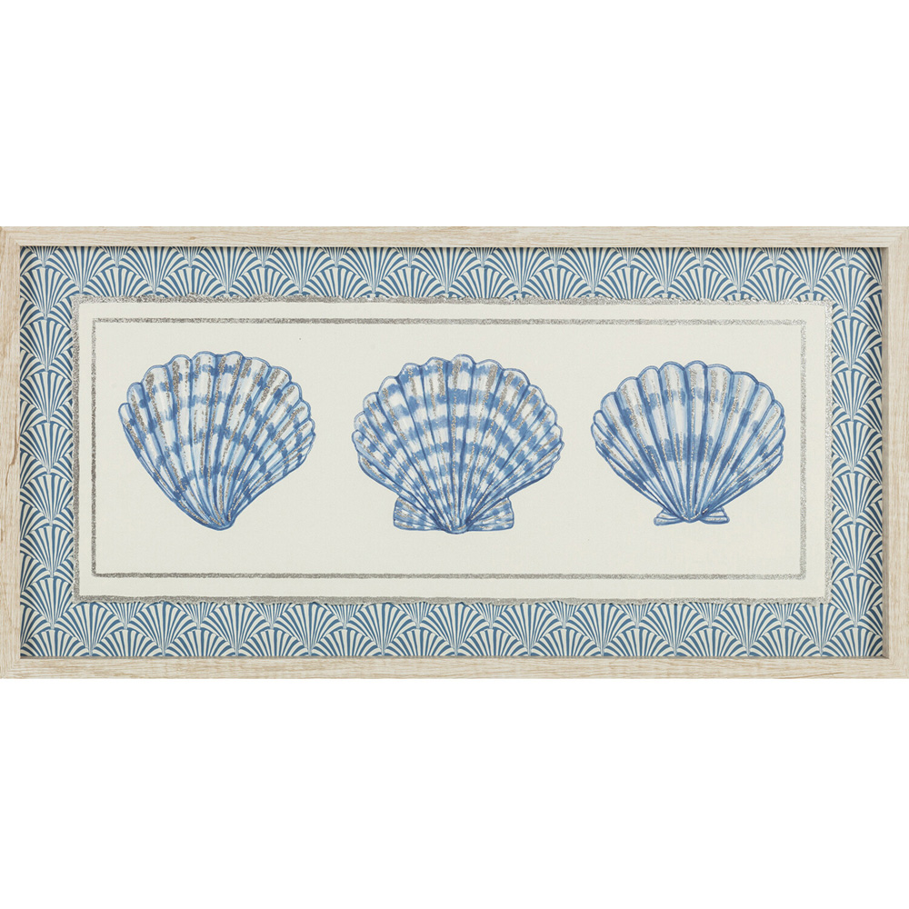 Under the Sea Linen Detail Mount Art Image 2