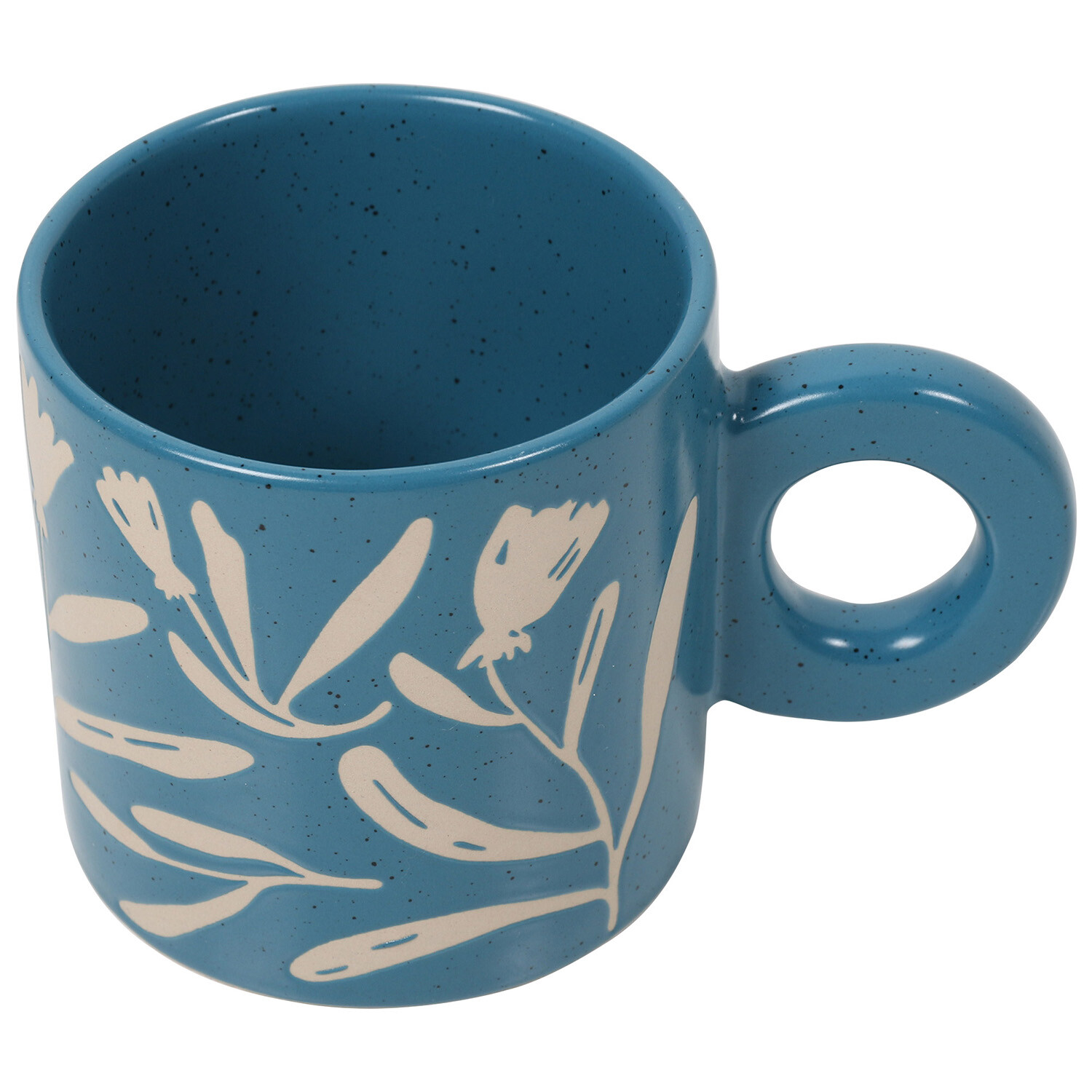 Botanical Speckle Mug - Blue Image 4