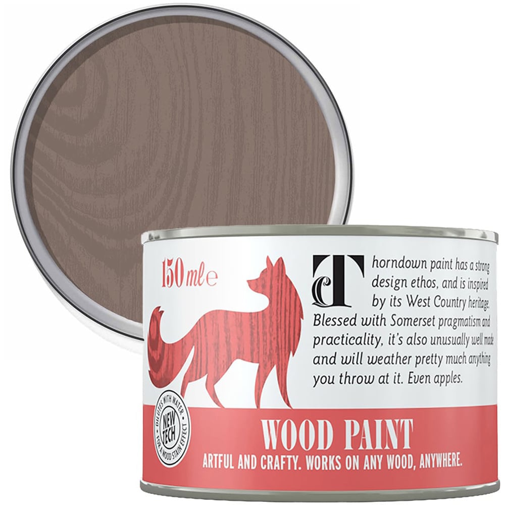 Thorndown Ottery Brown Satin Wood Paint 150ml Image 1