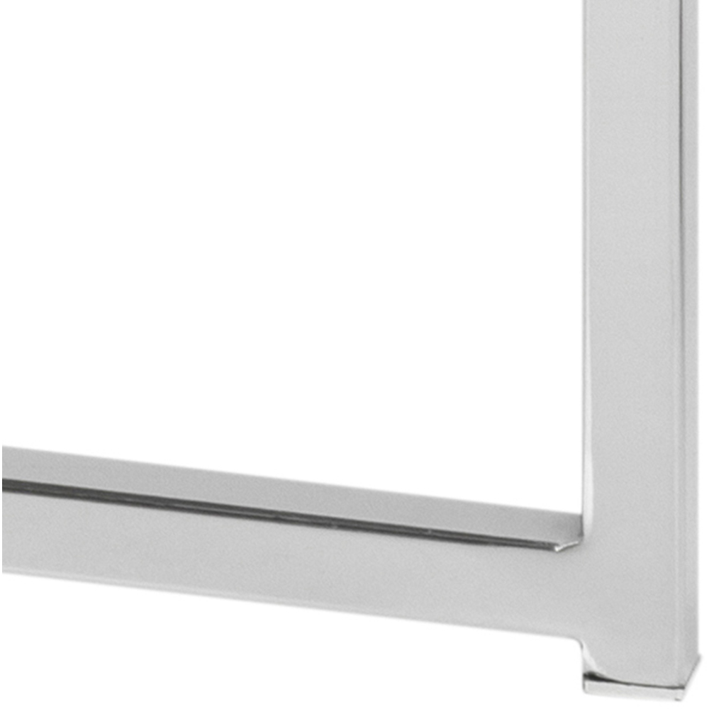 Florence Cross Square Top Metal Side Table Image 6