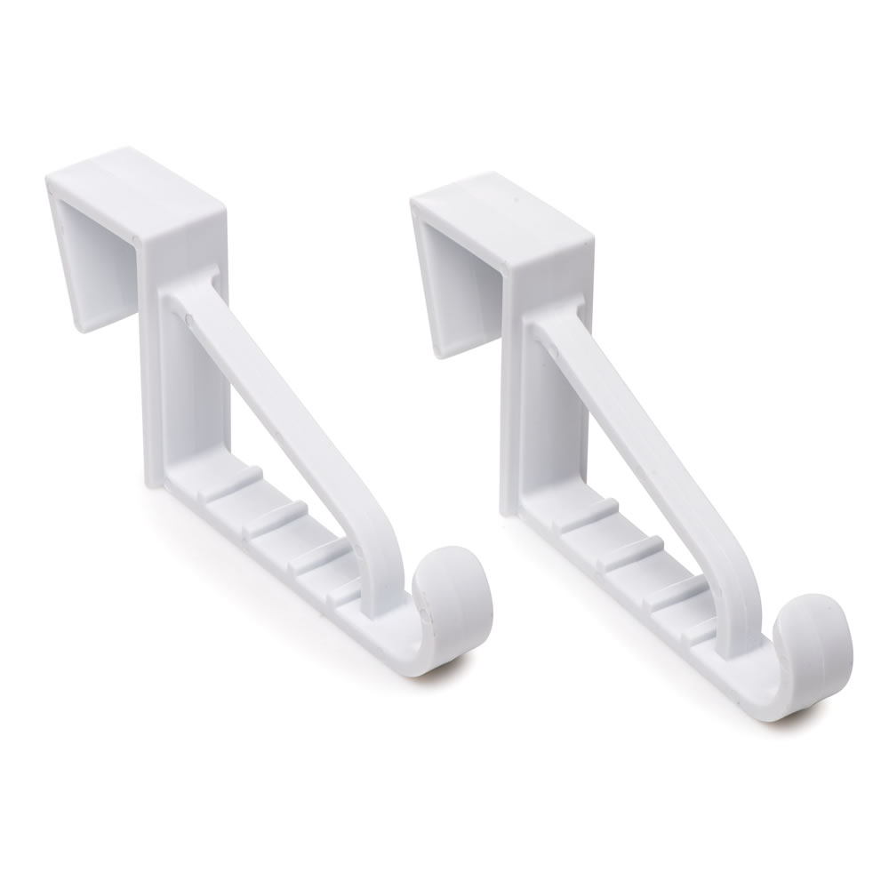 Wilko Over Door Hooks 2 pack Image