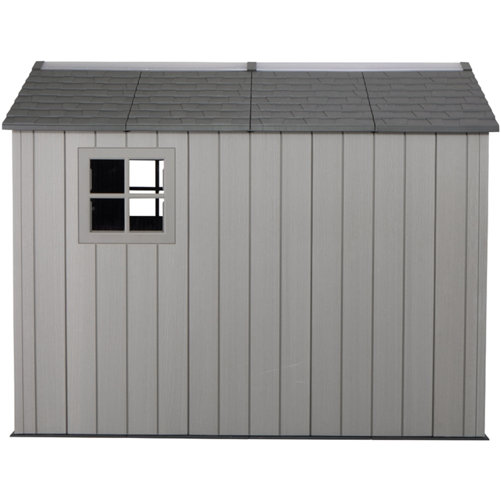 Lifetime Products 7 x 9.5ft Grey Outdoor Storage Shed Image 4