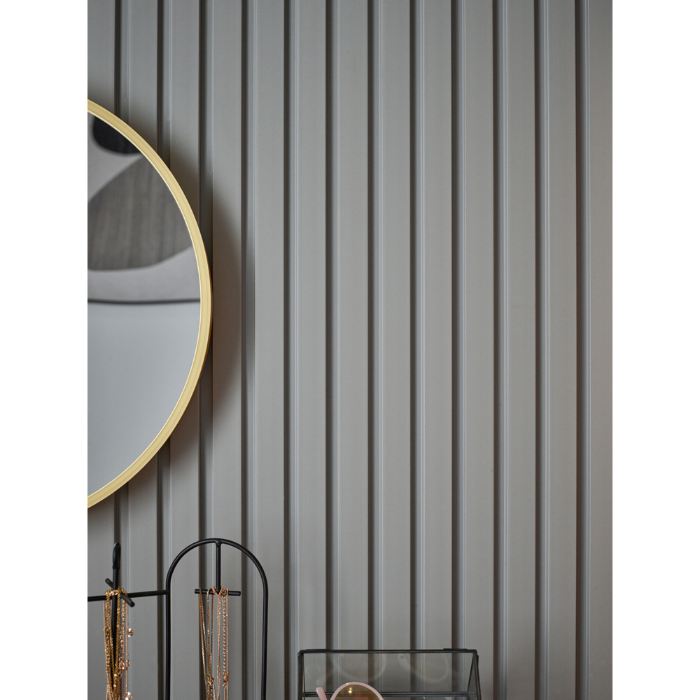 VOX Linerio M-Line Grey Slat Wall Panel 8 Pack Image 4