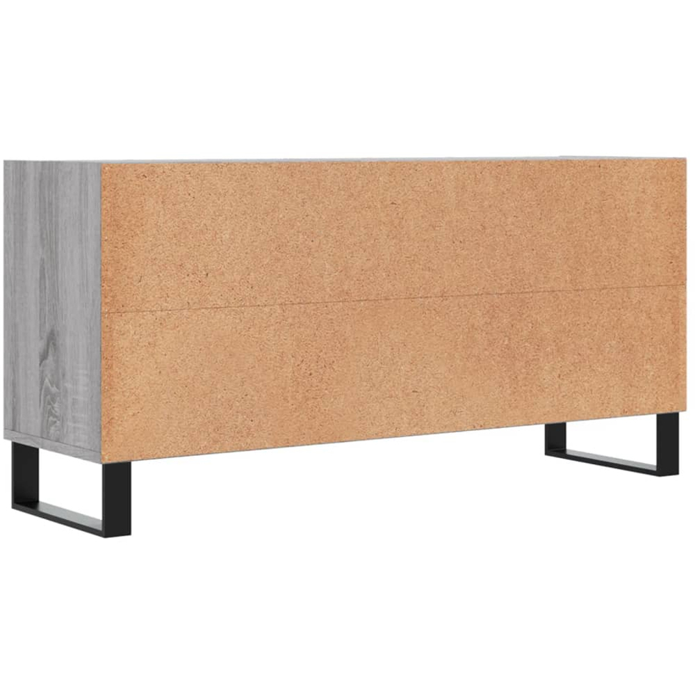 vidaXL 6 Shelf Grey Sonoma TV Cabinet Image 4