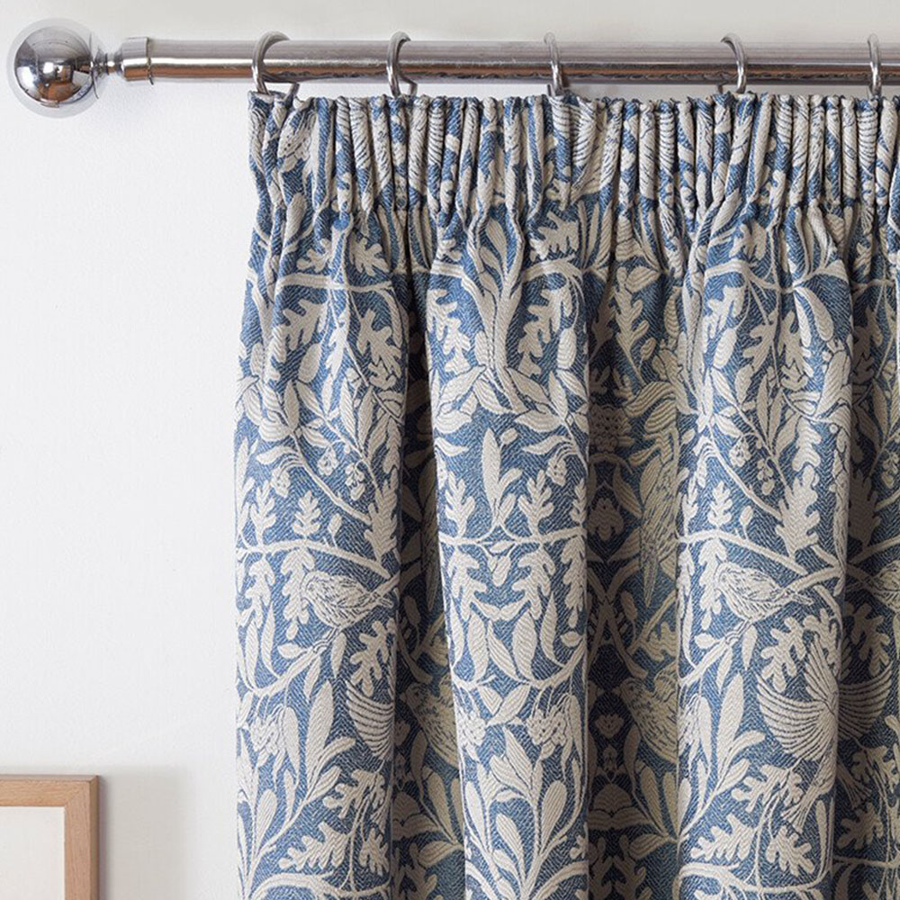 Elmsley Taped Curtain Navy - Navy / 229cm / 168cm Image 4