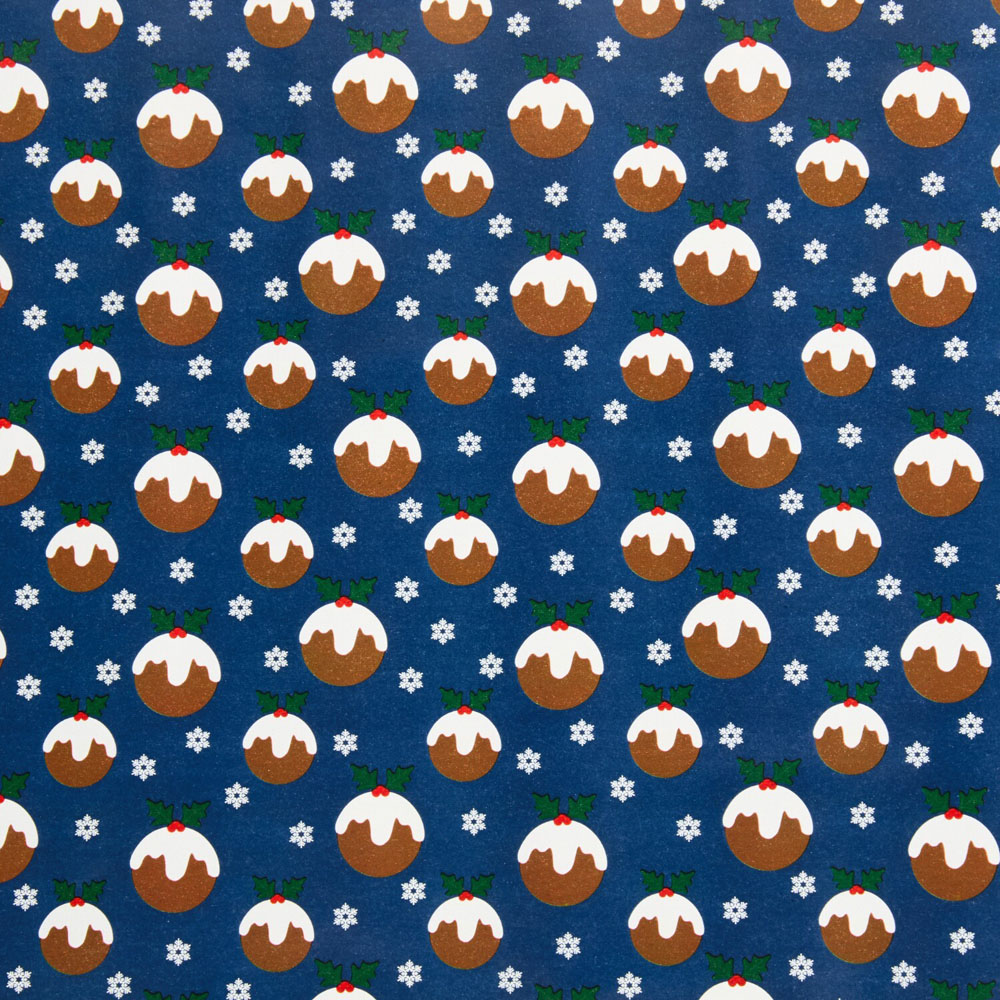 Christmas Pudding Gift Wrap Image 7
