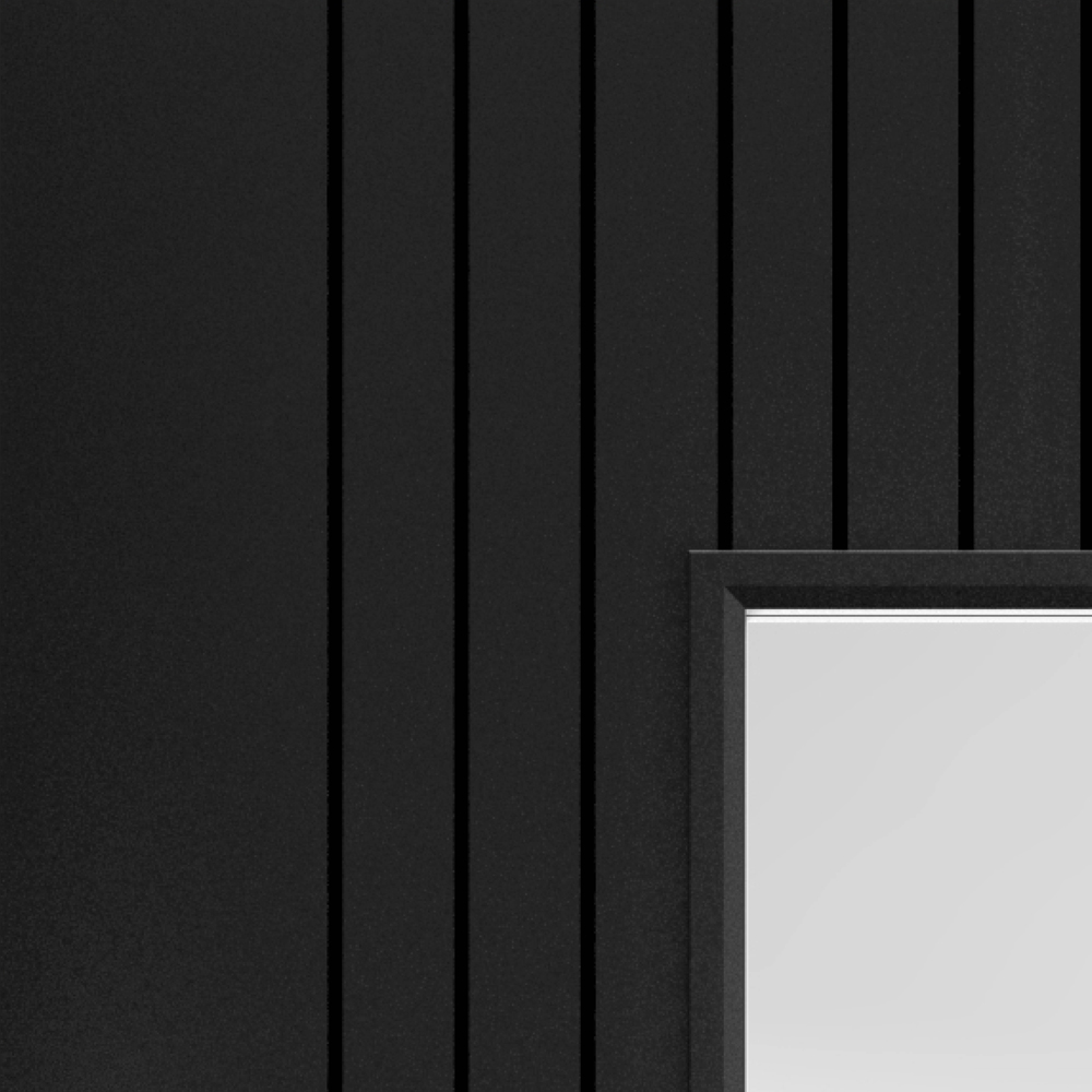JB Kind Aria Black Glazed Laminated Internal Door 1981 x 838mm Image 3