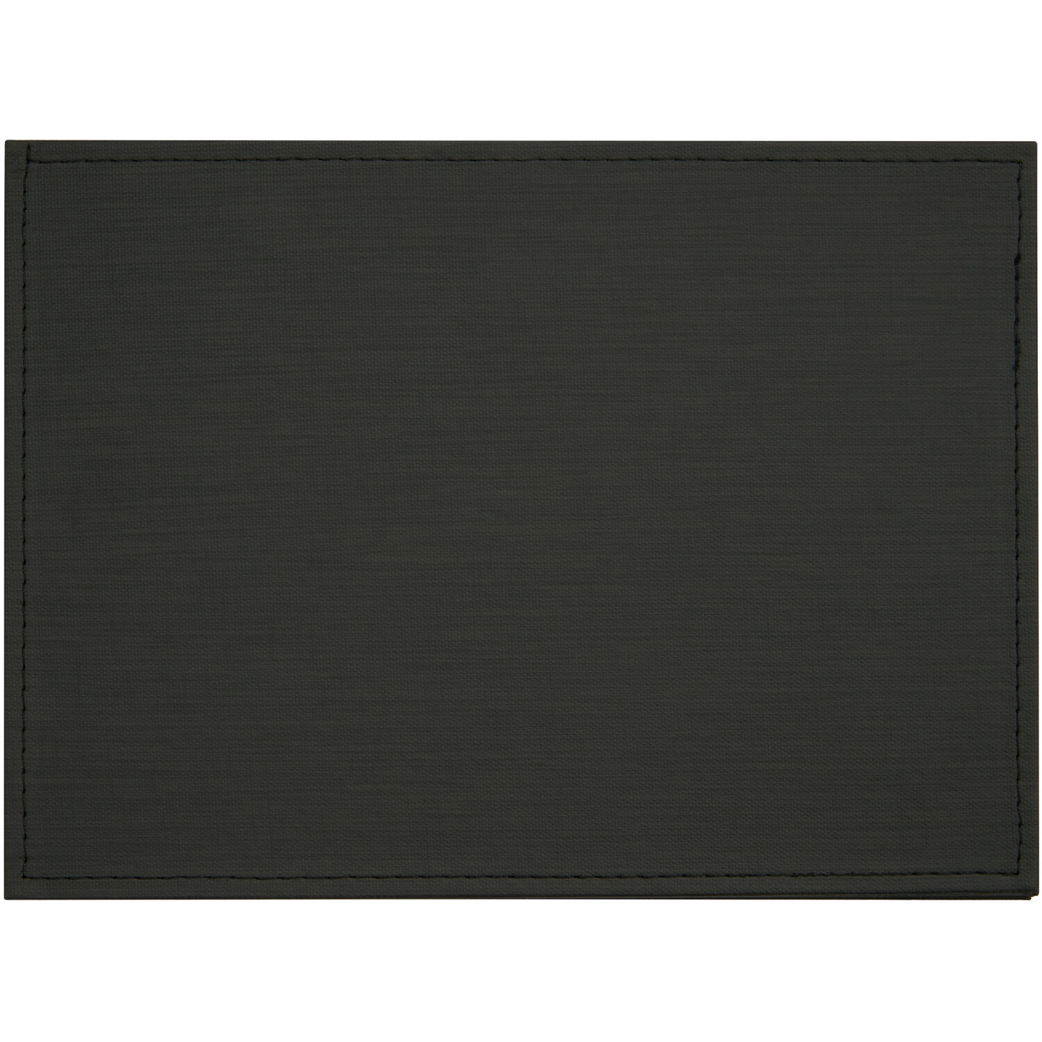 Pack of 4 Linen Texture Placemats - Black Image 3