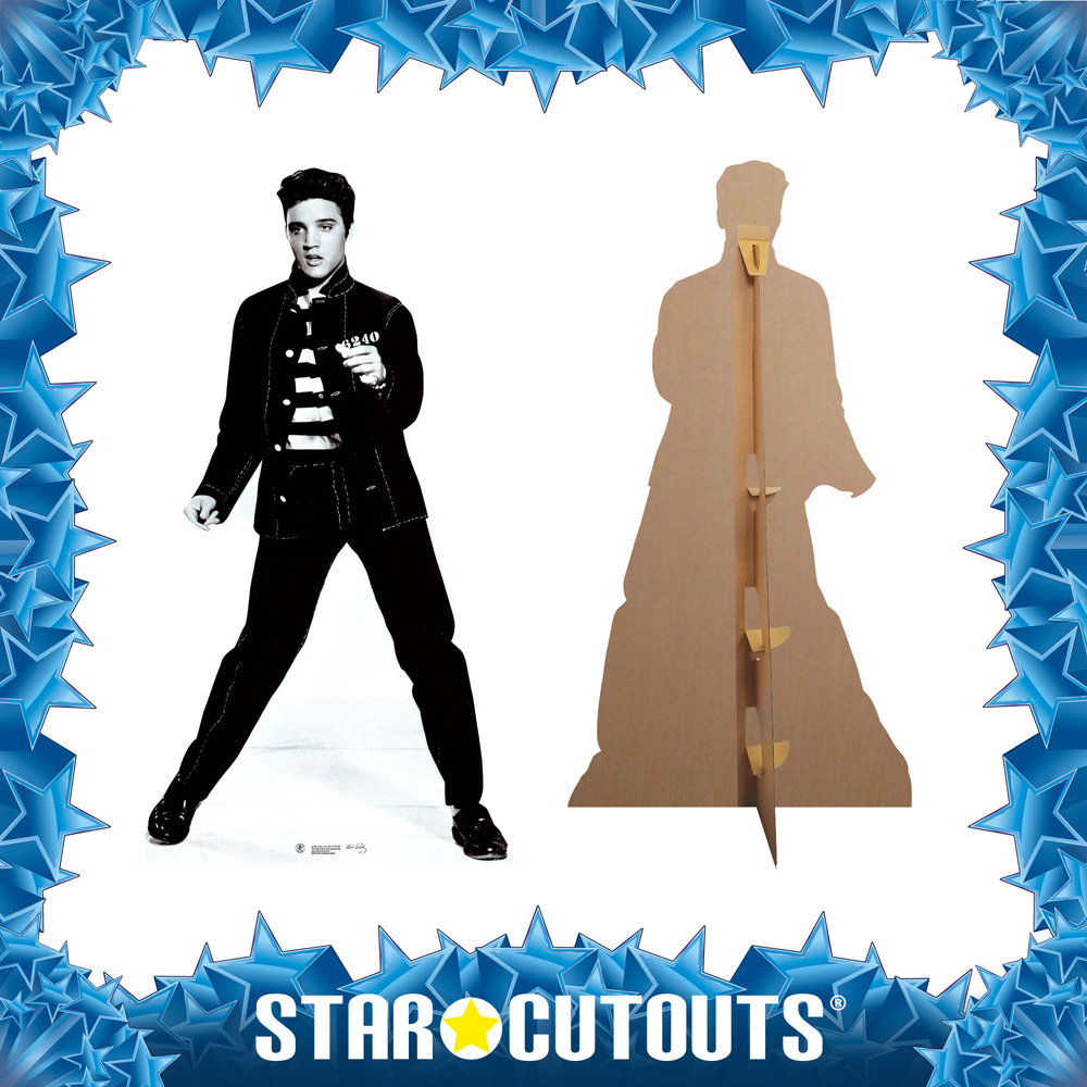Star Cutouts Elvis Jailhouse Rocks Cardboard Cutout 5.10ft Image 4