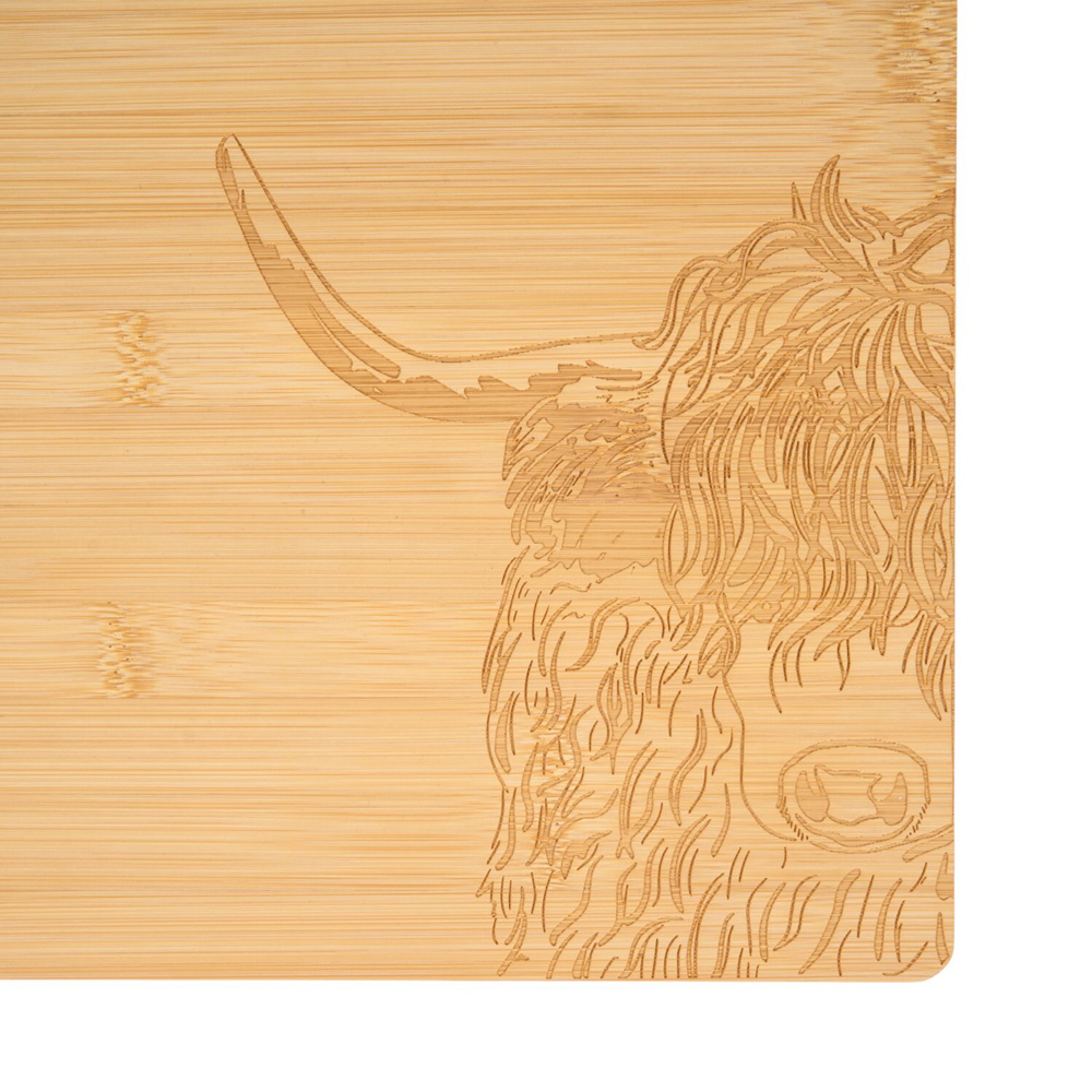 Pack of 4 Highland Cow Bamboo Placemats Image 4