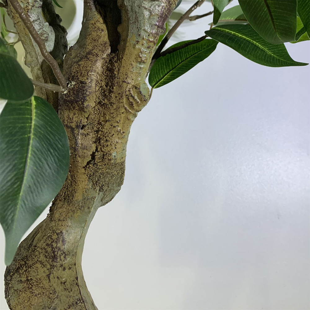 Leaf Plant Bush Ficus Artificial Tree 3ft Image 2
