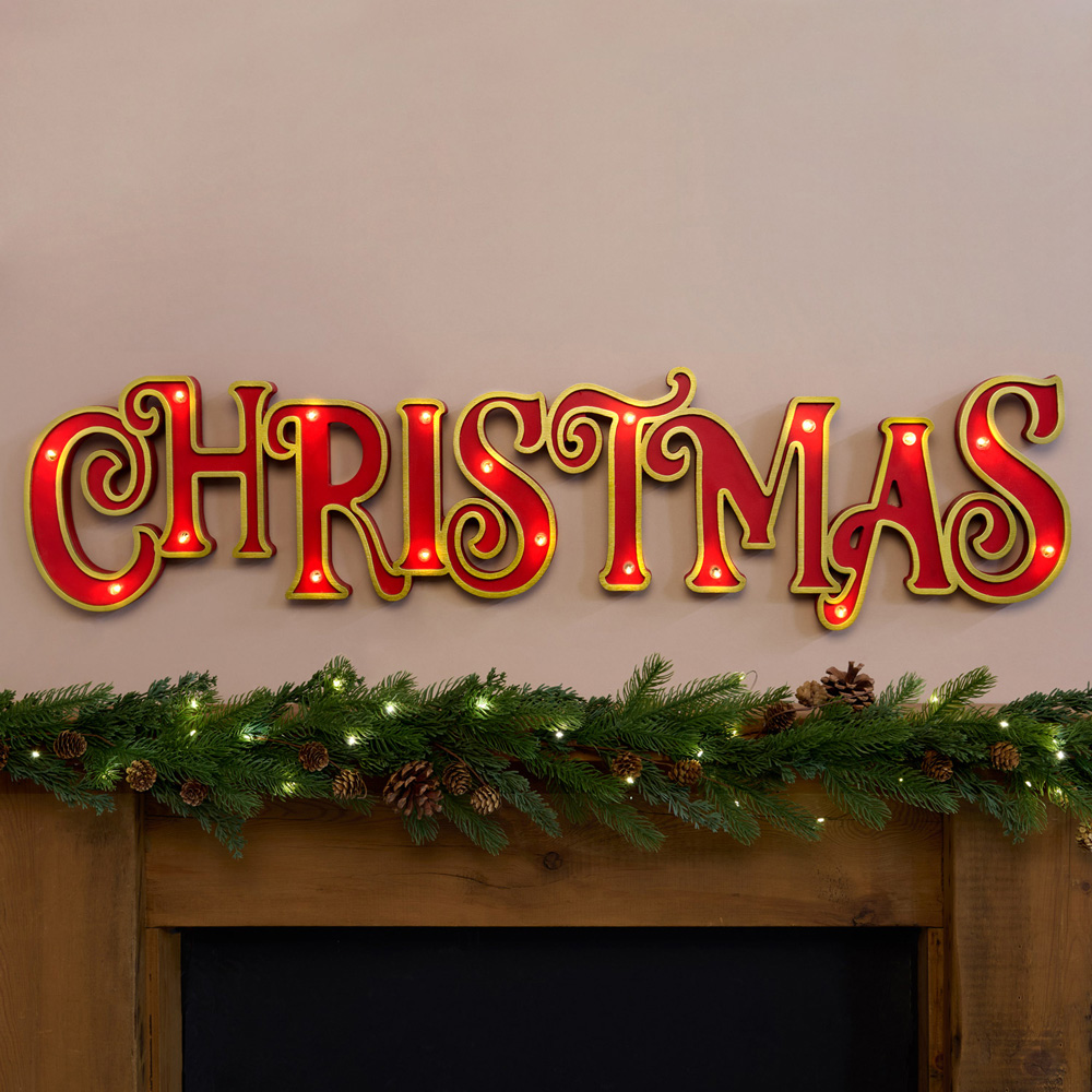 Timeless LED Christmas Decoration - Red Image 2