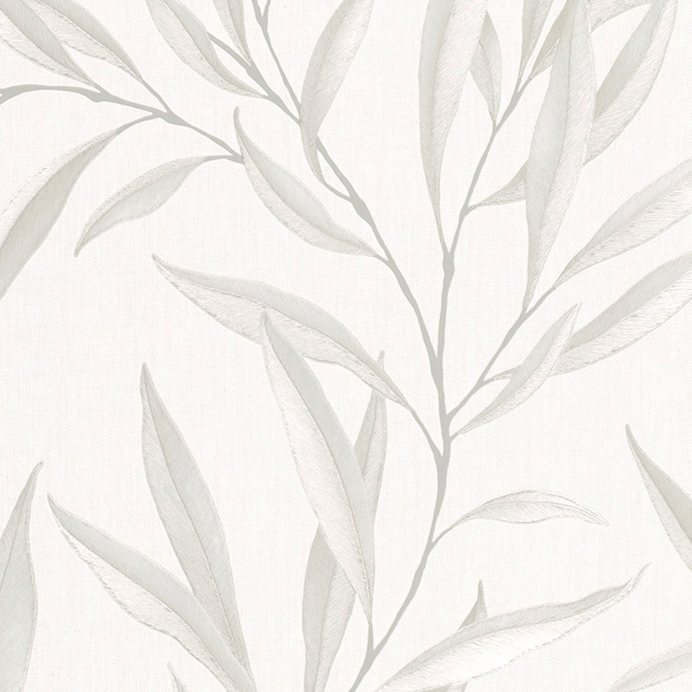 Galerie Avalon Leaf Light Beige Wallpaper Image