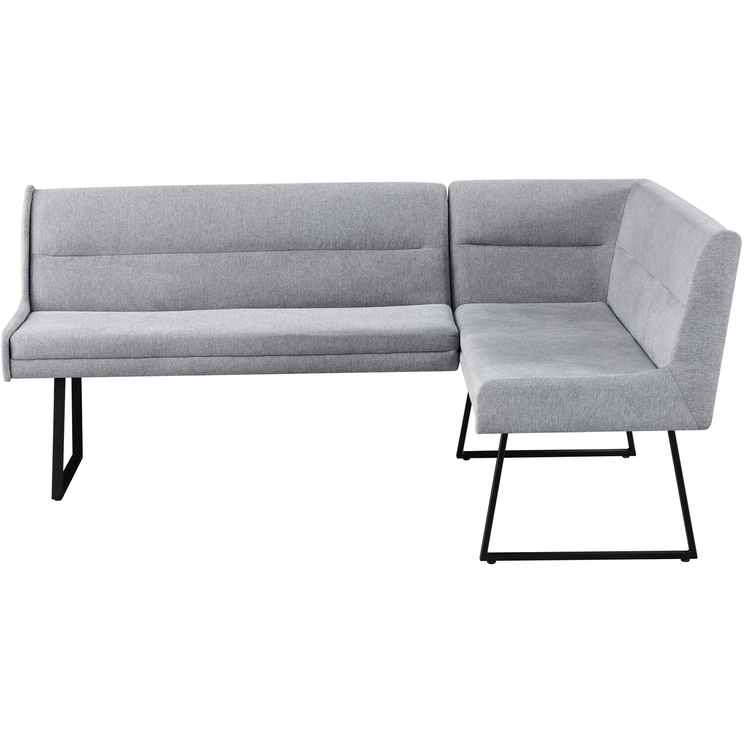 Monaco Corner Bench Grey Image 4