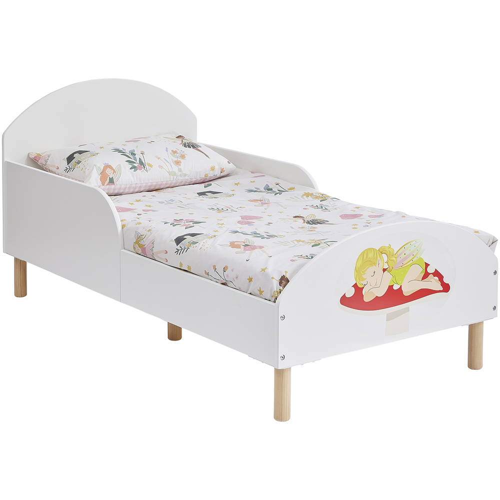 Liberty House Toys White Fairy Kids Toddler Bed Image 2