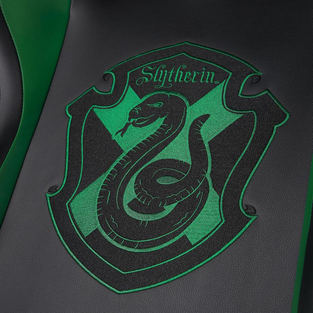 Subsonic Harry Potter Slytherin Green and Black Leather Recliner Pro Gaming Chair Image 6