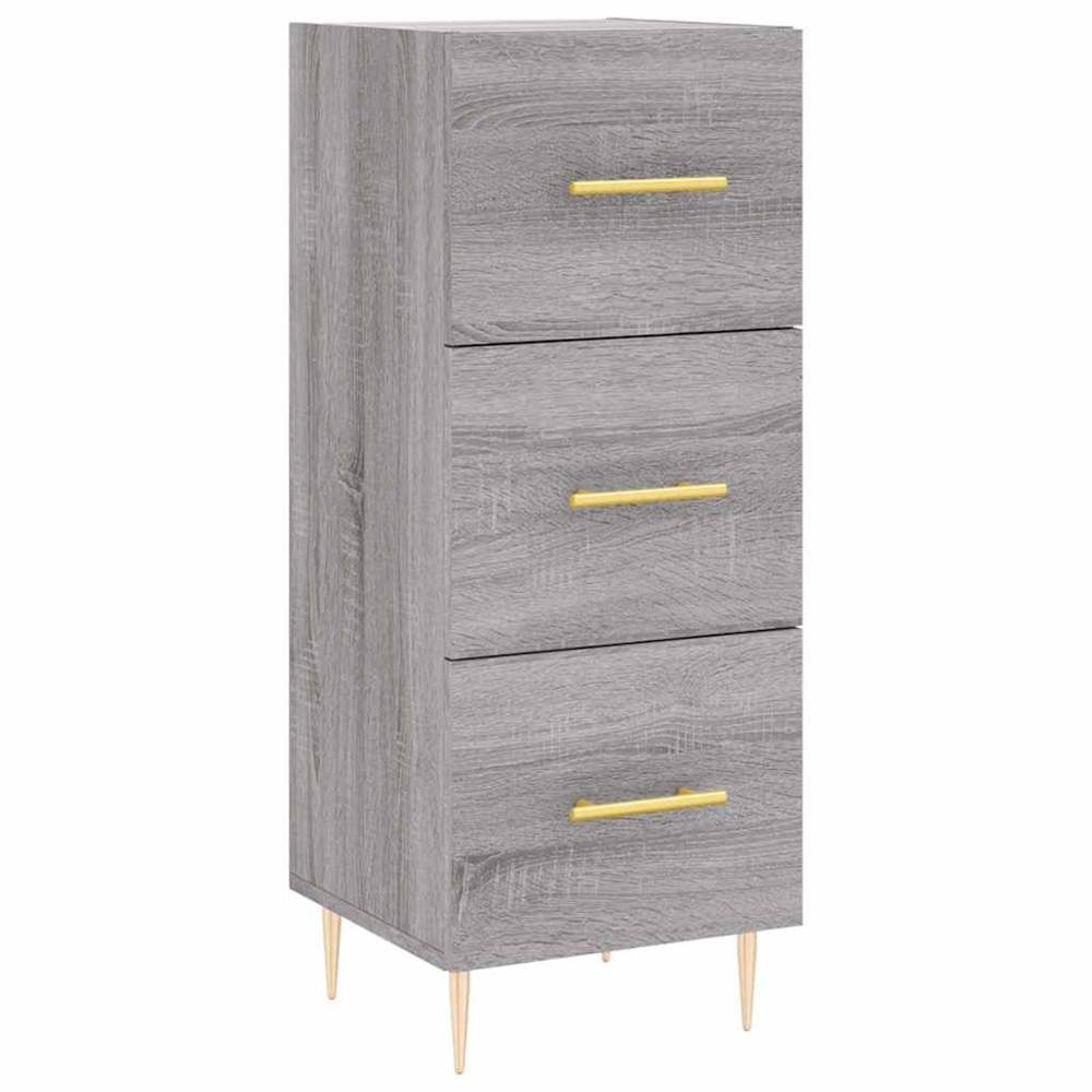 vidaXL 4 Door Grey Sonoma Highboard Image 5