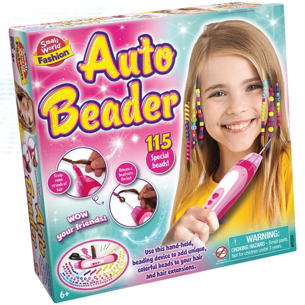 Small World Toys Kids Handheld Hair Beader   Image 1