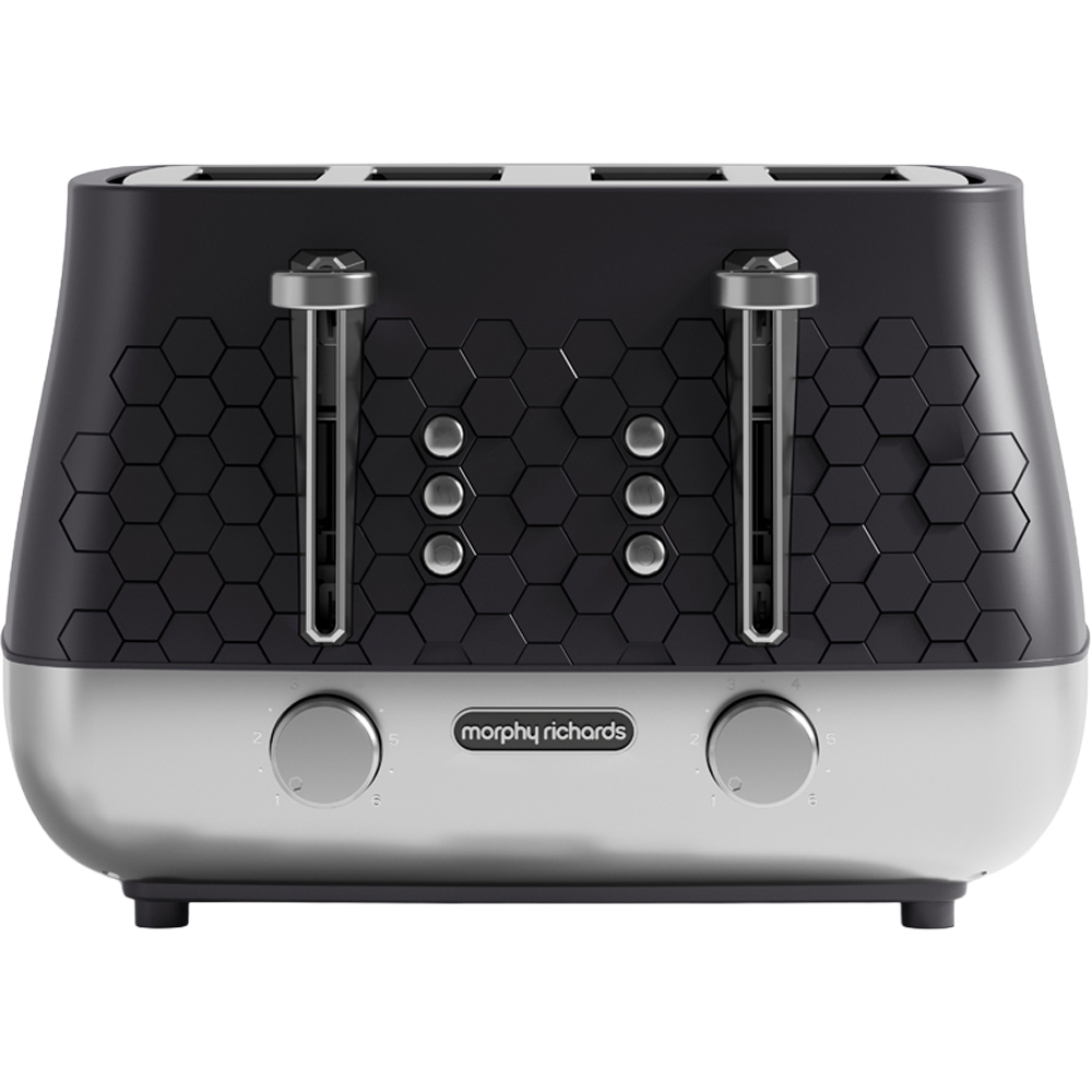 Morphy Richards 243020 Cassini Black 4 Slice Toaster Image 3