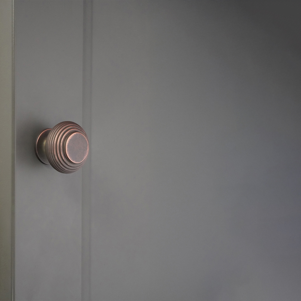 Spira Brass Beehive Aged Bronze Large 41mm Cupboard Knob Image 2
