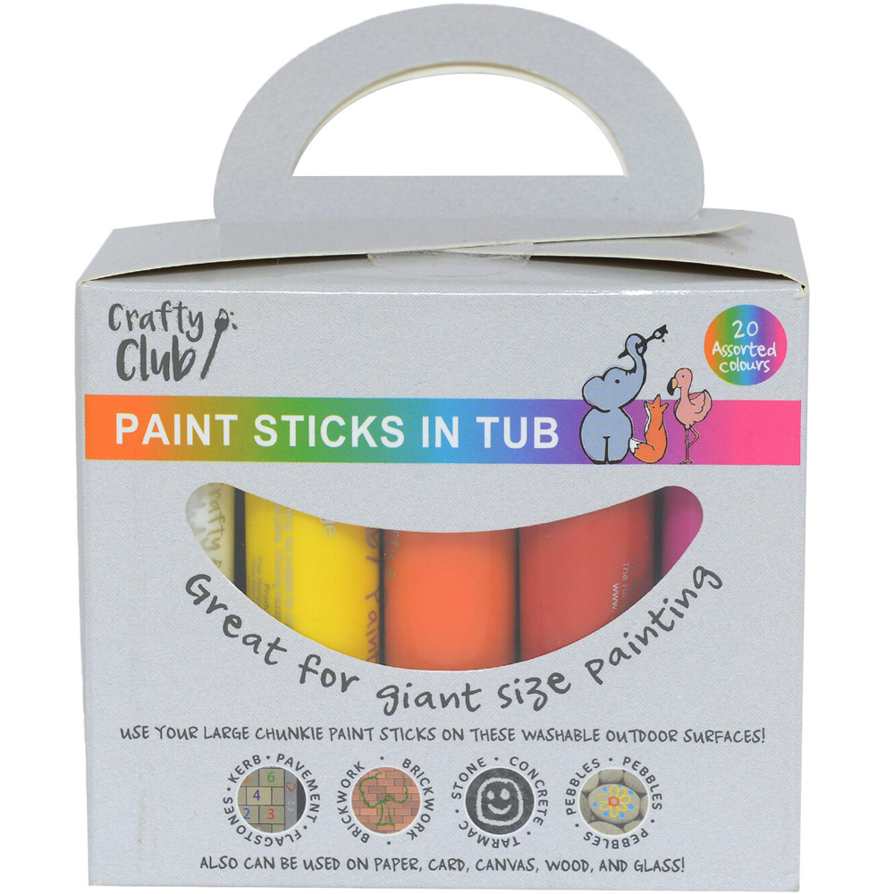 Crafty Club Paint Sticks in Tub Image