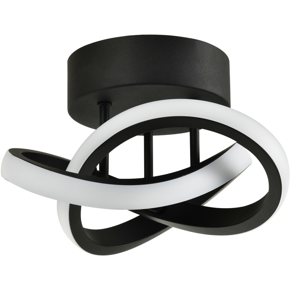 Happy Homewares 1253 Lumens Black LED Ceiling Light Image 1