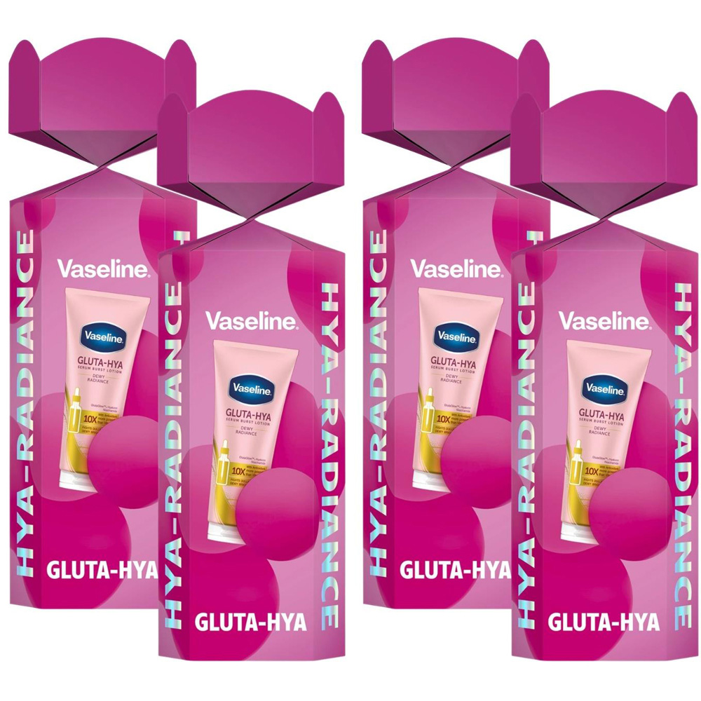 Vaseline Gluta-Hya Dewy Radiance Gift Set 200ml 4 Pack Image 1
