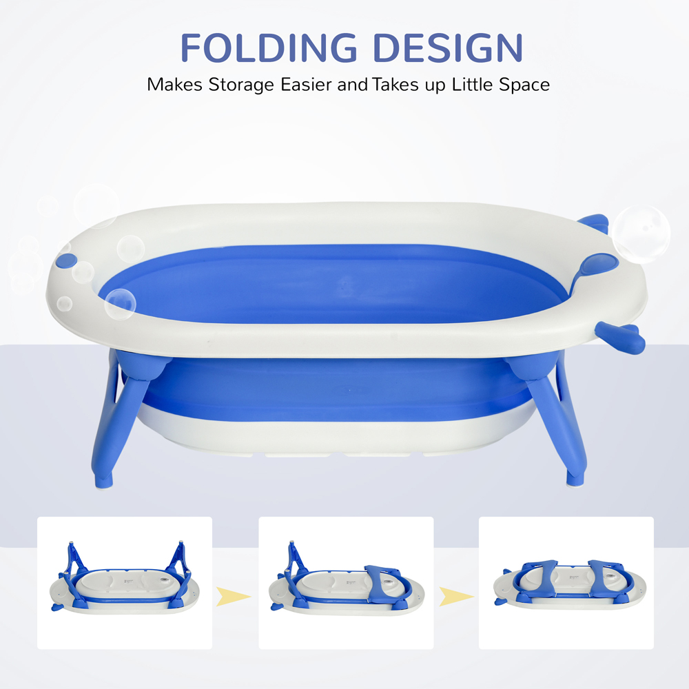 Portland Blue Baby Foldable Bath Tub Image 5