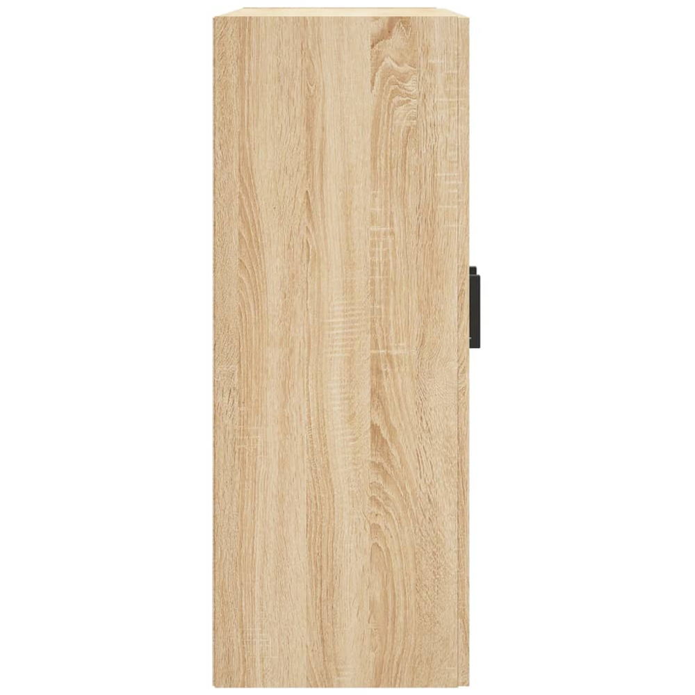 vidaXL 2 Door Smoked Oak Wall Mounted Storage Cabinet 2 Pack Image 7
