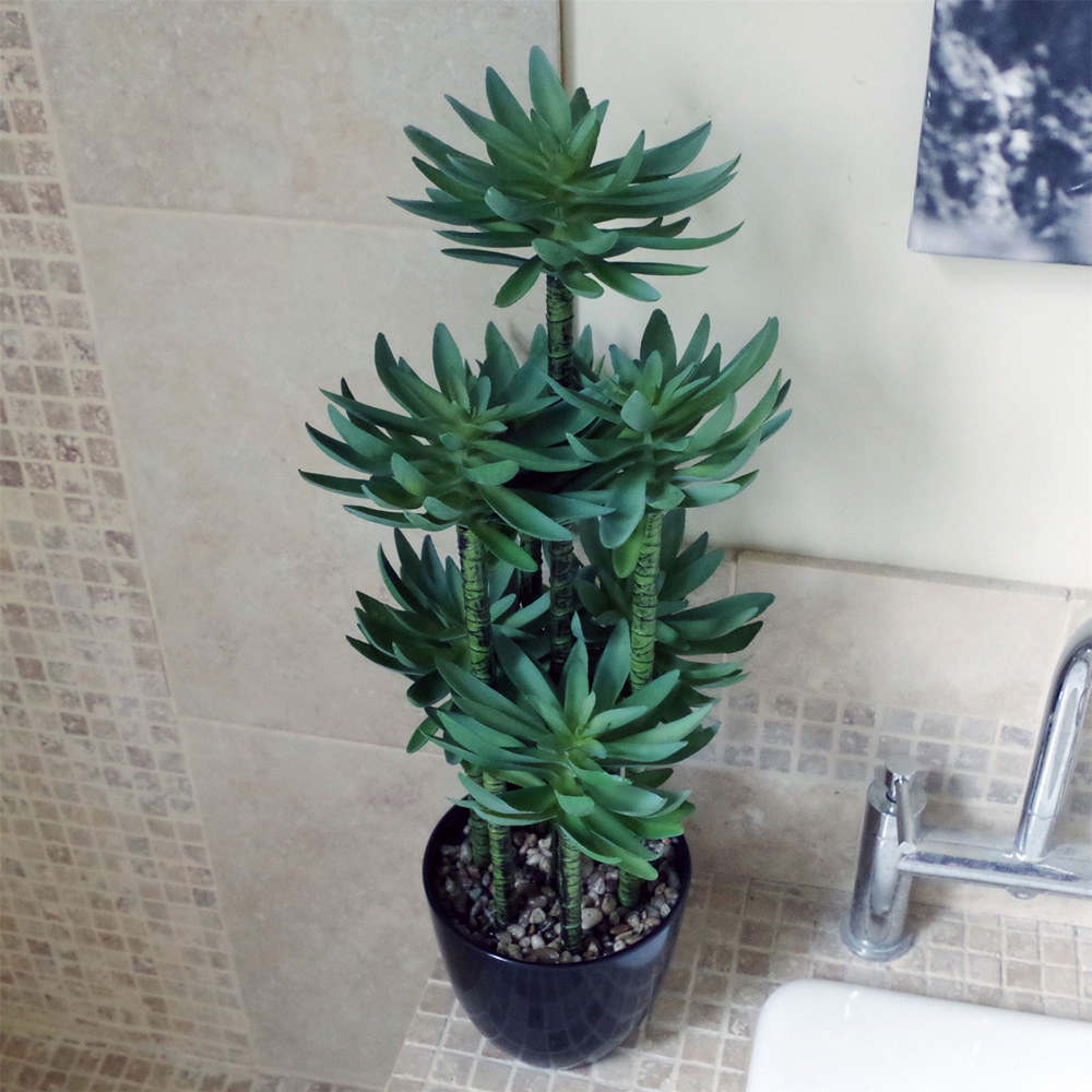 Botanik Tropical Yukka Artificial Plant in Pot 60cm Image 5