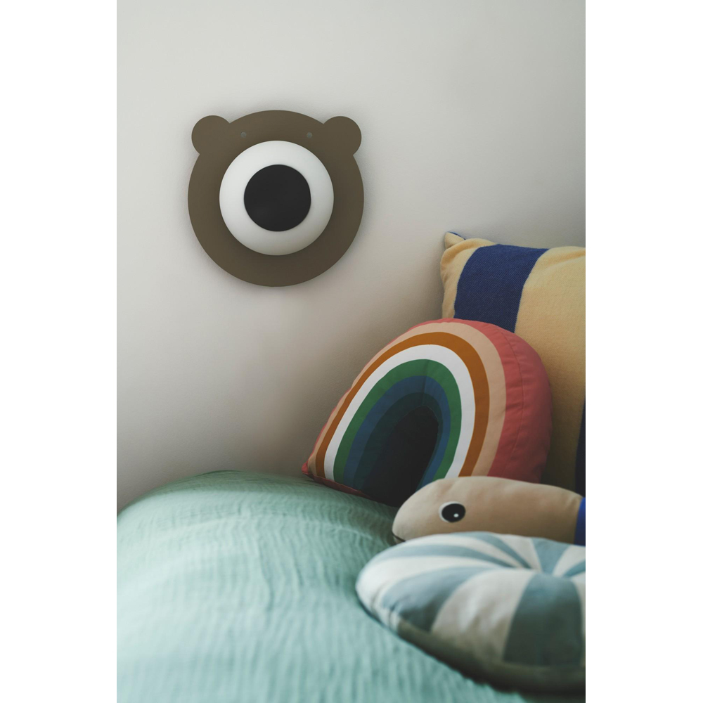 Nordlux Bruna Bear Brown Wall Light Image 7