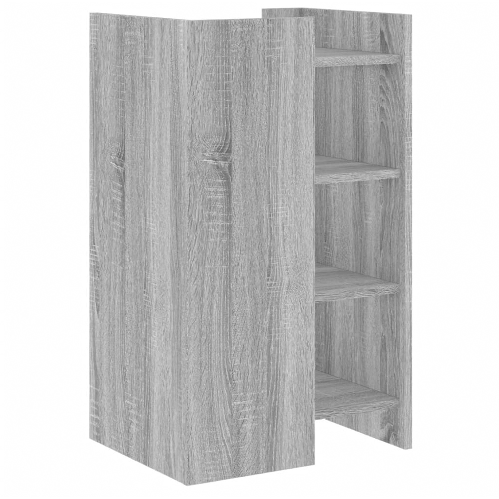 vidaXL 4 Shelf Grey Sonoma Wooden Sideboard Image 6