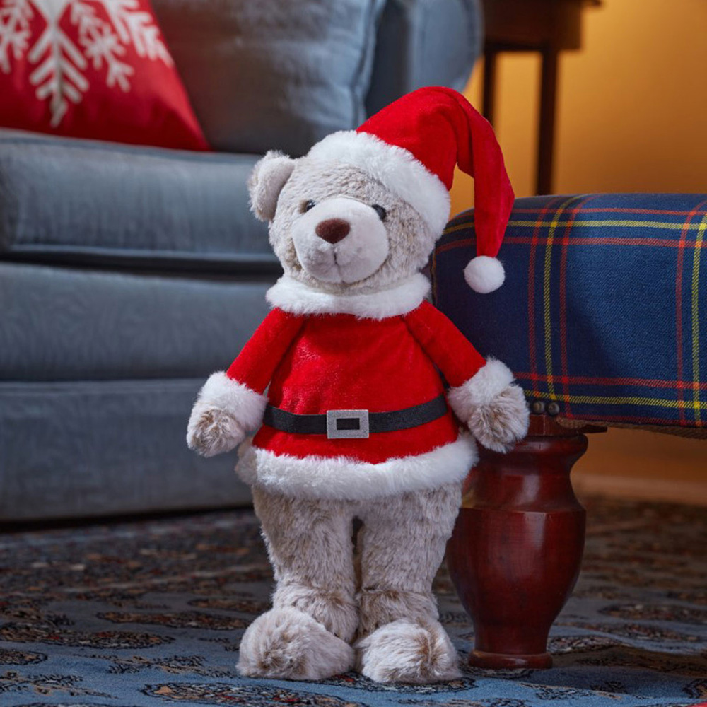 Marco Paul Teddy Santa Plush Ornament Image 2