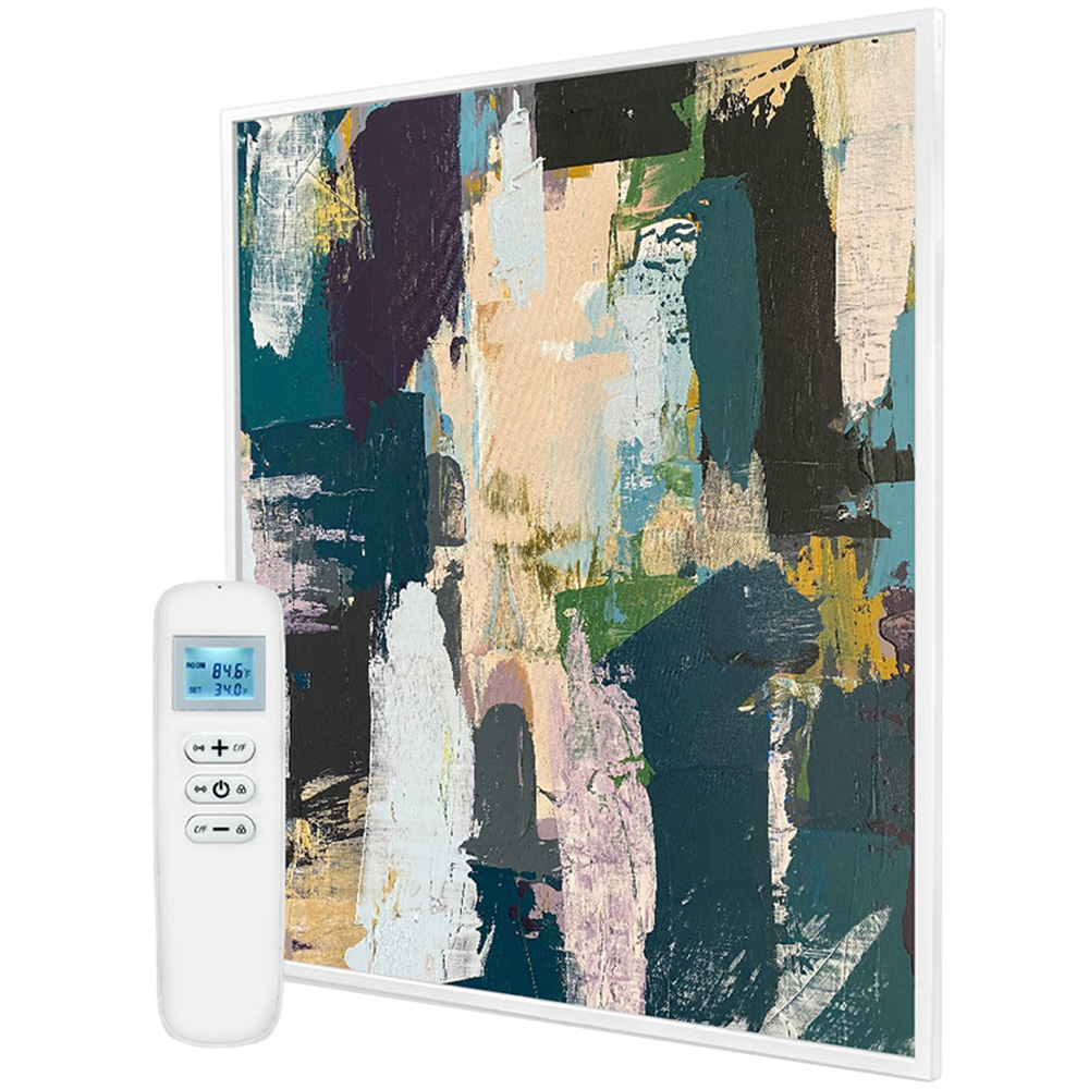 Mirrorstone Classic Nexus 1200W Abstract Art Wi-Fi Infrared Heating Panel 995 x 1195mm Image 1