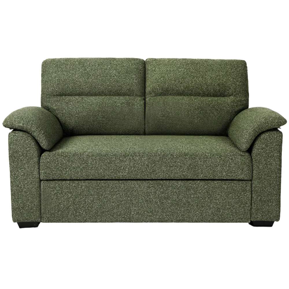 HGD Tivoli 2 Seater Luxury Boucle Green Pull out Sofa Bed | Wilko