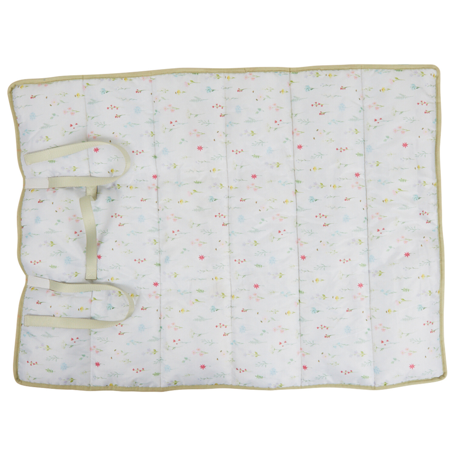 Floral Pet Travel Bed - White Image 2