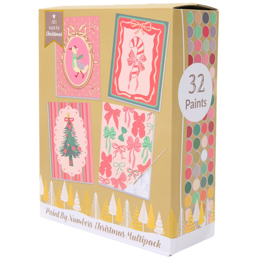 Christmas Paint By Numbers Kit Image 4