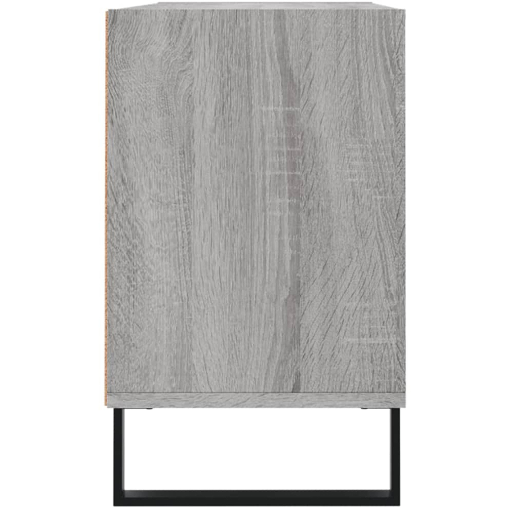 vidaXL 6 Shelf Grey Sonoma TV Cabinet Image 5