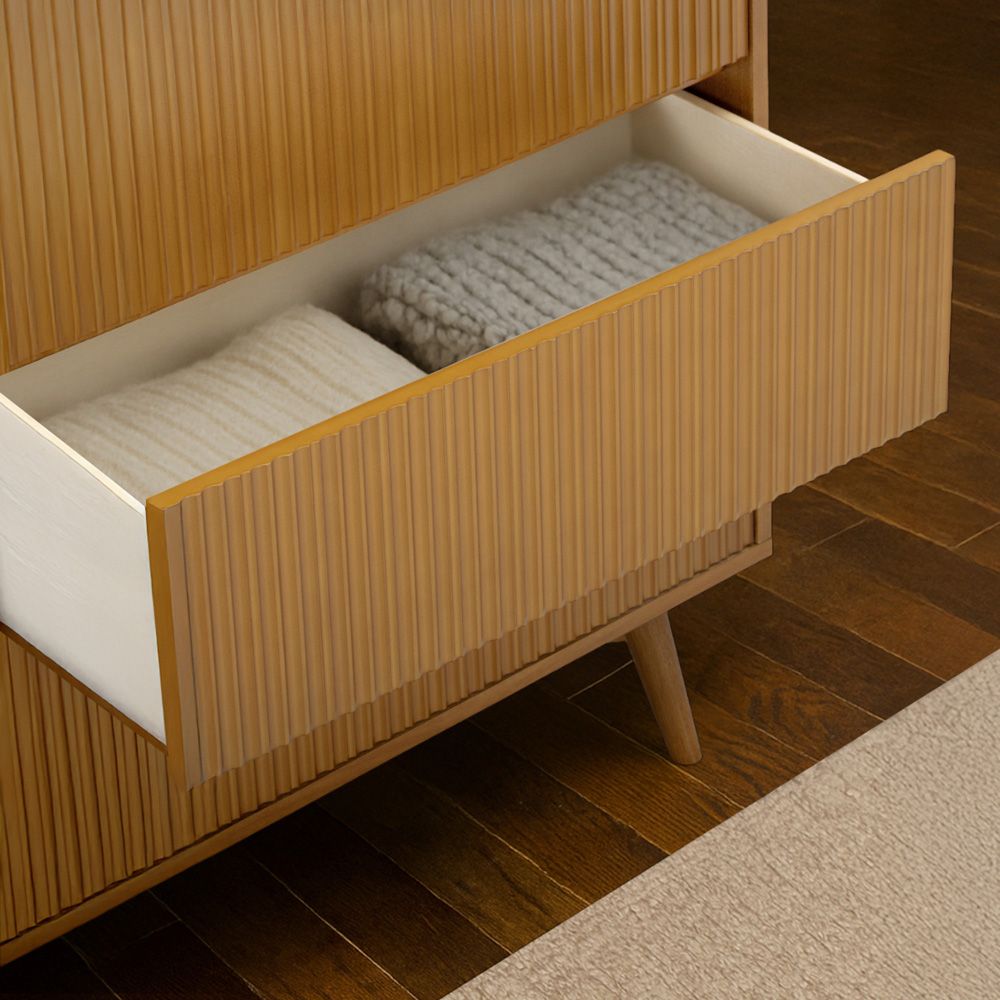 Teamson Home Tremolo 5 Drawer Natural Dresser Image 5