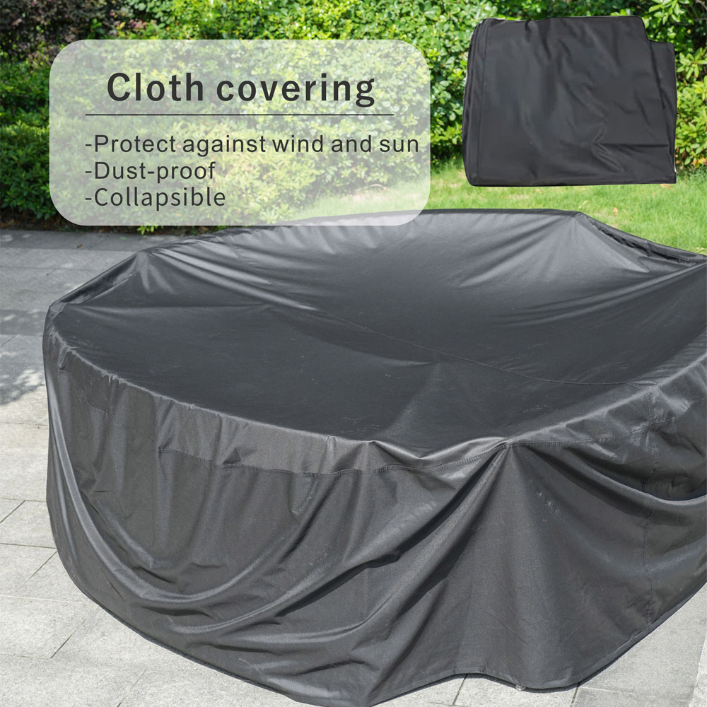 Direct Wicker 6 Seater Round Garden Furniture Cover Image 8