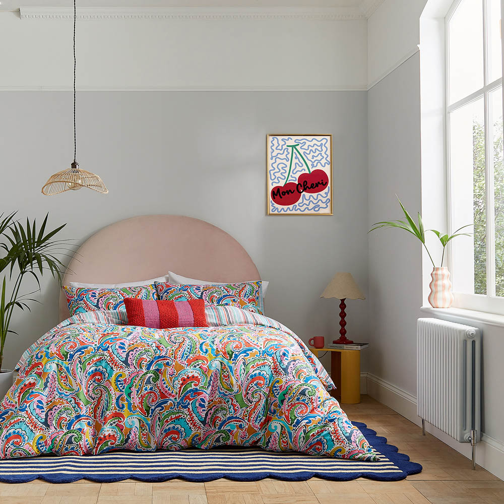 Helena Springfield Penny Super King Size Multicolour Duvet Set Image 6