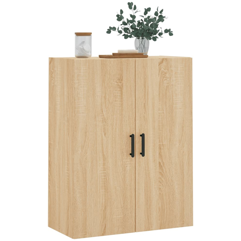 vidaXL 2 Door Brown Sonoma Oak Wall Mounted Cabinet Image 3