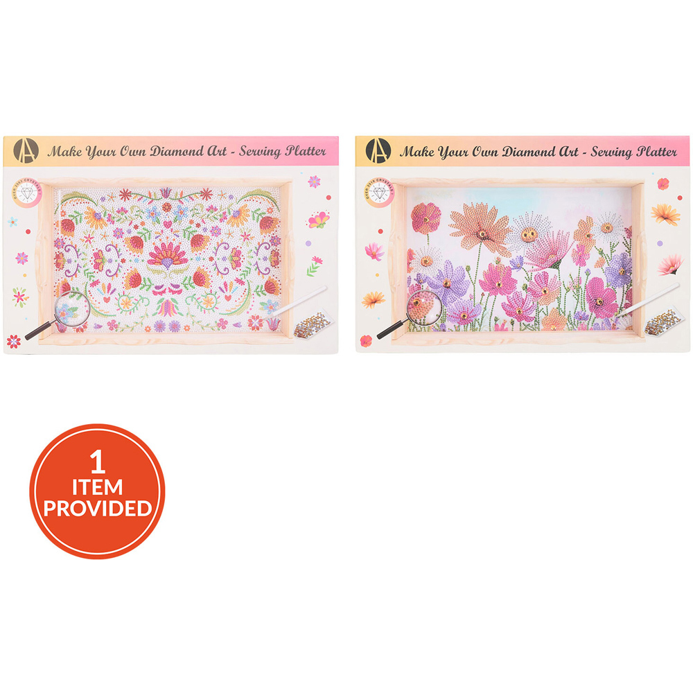 Make Your Own Serving Platter Diamond Art Kit Image 1
