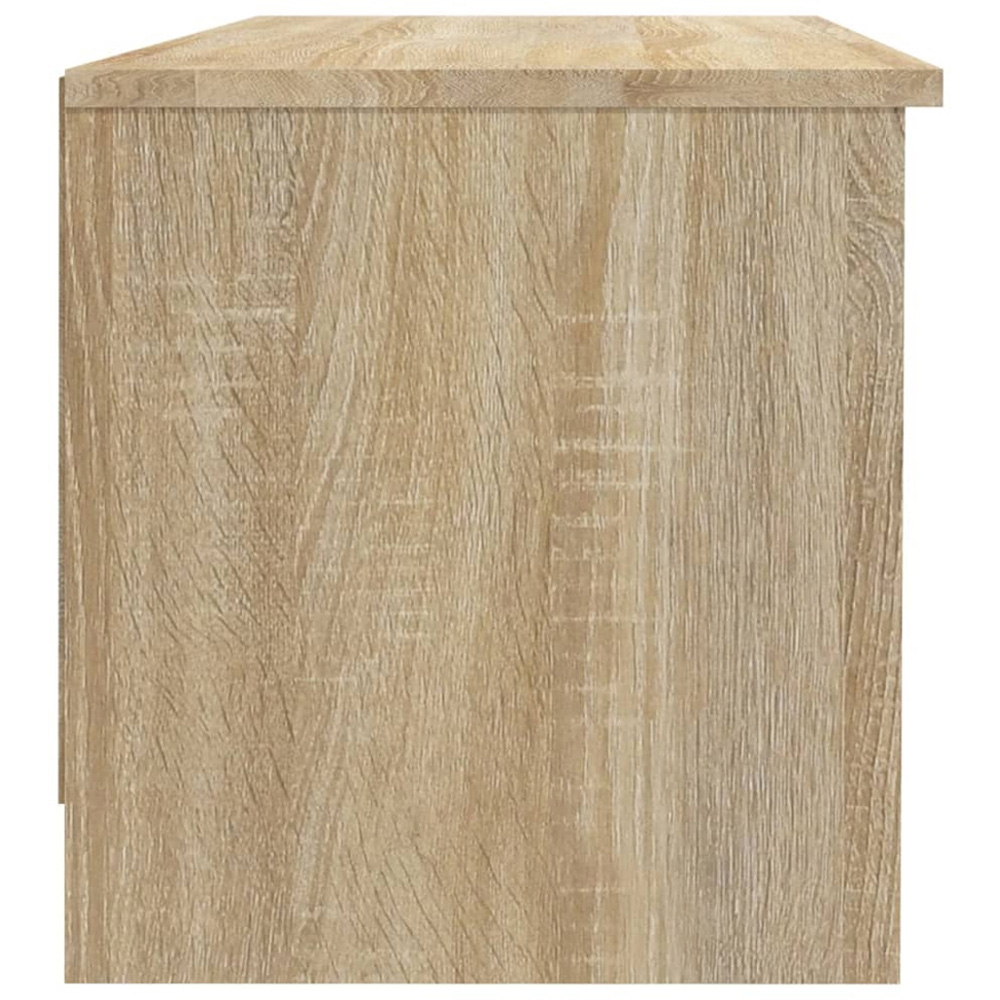 vidaXL Single Door 4 Shelf Sonoma Oak TV Cabinet Image 6