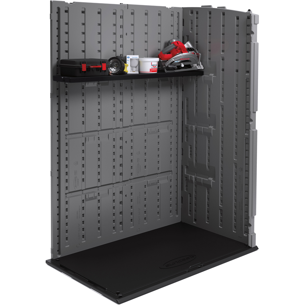 Suncast Shelf Kit for Hamilton XL Storage Cabinet and Stow-Away Large Store Image 4