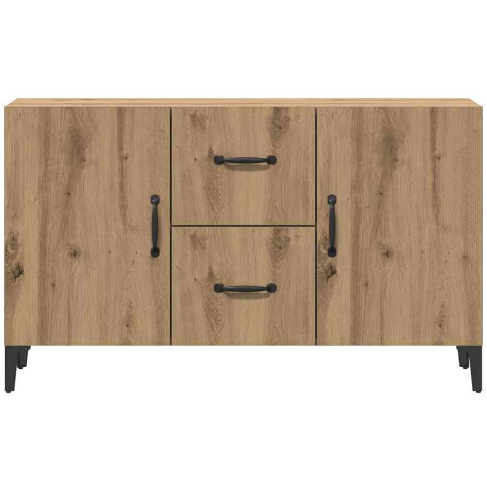 vidaXL 2 Door 2 Drawer Artisan Oak Sideboard Image 5