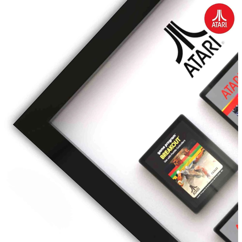 Thumbs Up Atari Game Cartridges 3D Wall Art 40 x 28.7cm Image 3